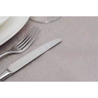 Immagine di Tovaglia antimacchia in polipropilene ROIAL VANITY 150x150 colore grigio 12 pezzi