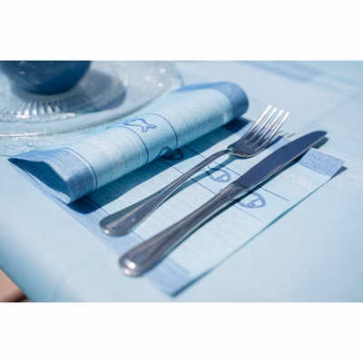 Immagine di Tovagliolo in carta a secco airlaid ROIAL MEDITERRANEO 40X40 colore turchese 50 pezzi