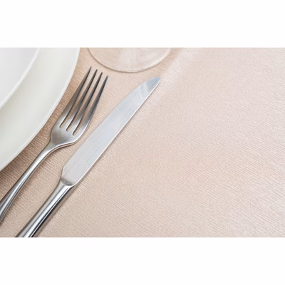 Immagine di Tovaglia antimacchia in polipropilene ROIAL VANITY 150x200 colore sabbia 12 pezzi