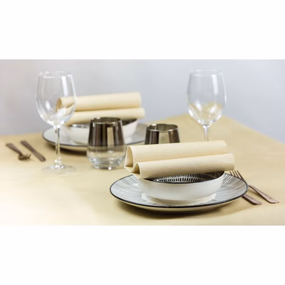 Immagine di Coprimacchia in carta a secco airlaid ROIAL CADI' 100X100 colore ocra 100 pezzi