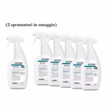 Immagine di Sgrassatore igienizzante cloroattivo LIBER AXA COLOR ml 750 n.2 spruzzatori inclusi