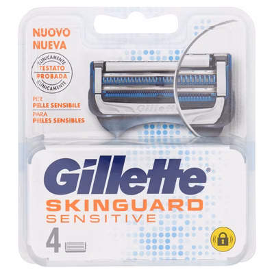 Immagine di Lamette GILLETTE SKINGUARD RICAMBI X4 CLASSIC