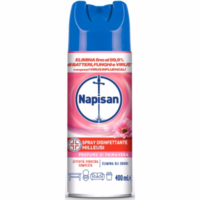 Immagine di Disinfettante spray milleusi NAPISAN Profumo di primavera 400 ml