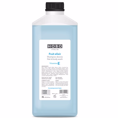 Immagine di Shampoo doccia con Vitamina E HOBO FRUIT ELIXIR 3 litri
