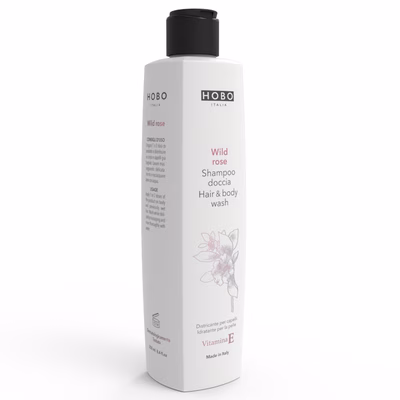 Immagine di Shampoo doccia con Vitamina E HOBO WILD ROSE 250 ml
