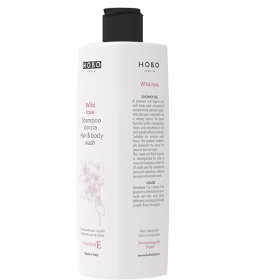 Immagine di Shampoo doccia con Vitamina E HOBO WILD ROSE 500 ml