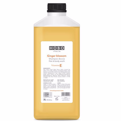 Immagine di Shampoo doccia con Vitamina E HOBO GINGER BLOSSOM 3 litri