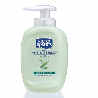Immagine di Sapone liquido NEUTRO ROBERTS antibatterico tè verde dispenser 200ml