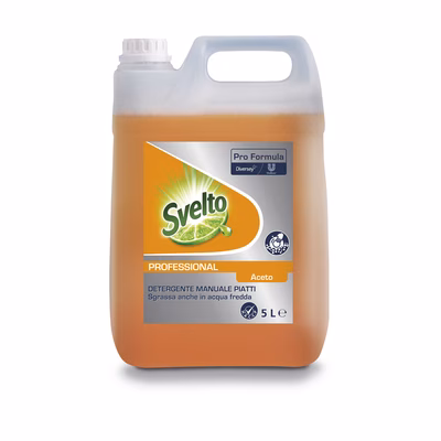 Immagine di Detergente liquido piatti manuale aceto SVELTO PROFESSIONAL litri 5