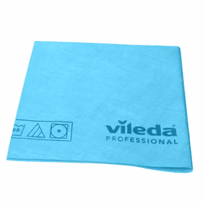 Immagine di Panno in microfibra VILEDA PROFESSIONAL MICROEVOLUX colore blu