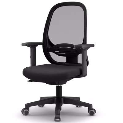 Immagine di Sedia operativa O-ZONE braccioli regolabili sedile nero