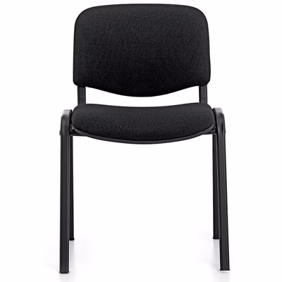 Immagine di Sedia attesa LEO SOFT ecopelle antibatterica colore nero