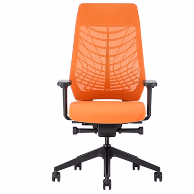 Immagine di Sedia operativa JOYCE struttura nero arancio