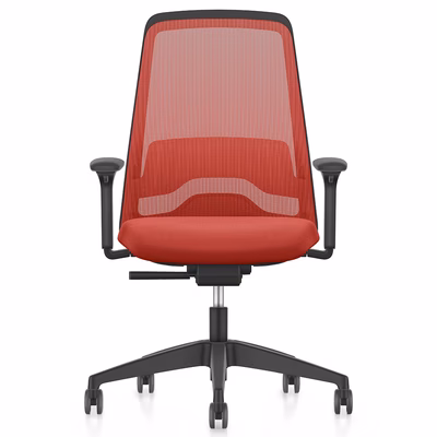 Immagine di Sedia operativa NEW EVERY struttura nera rosso