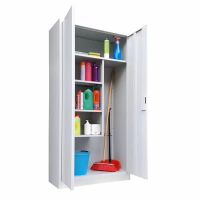 Immagine di Armadio metallico portascope l90 h181,5 grigio