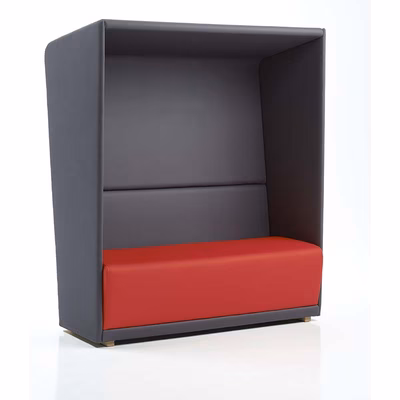 Immagine di Divano crt prive' con tetto - basi colore rosso