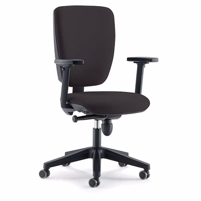 Immagine di Sedia operativa SURF tessuto nera