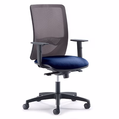 Immagine di Sedia operativa RIO tessuto blu