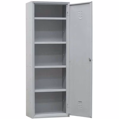 Immagine di Armadio metallico multiuso 60x40x180 grigio