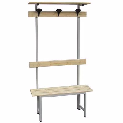 Immagine di Panca c/schiena doghe in legno L100