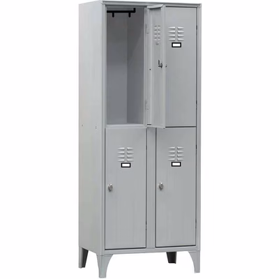 Immagine di Armadio spogliat. sovrapposto 4P 70x50x180 grigio