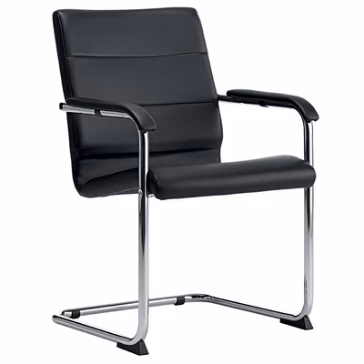 Immagine di Sedia visitatore su slitta IRIS colore nero