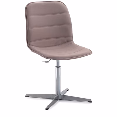Immagine di Sedia GEA base 4 razze su piedini senza braccioli beige