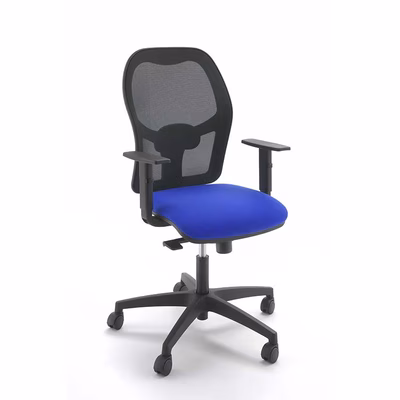Immagine di Sedia operativa Q3 con braccioli regolabili blu