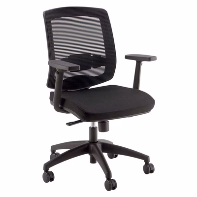 Immagine di Sedia operativa NEW MALICE senza poggiatesta nera