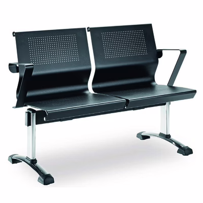 Immagine di Sedute su trave AVIO 2 posti colore nero