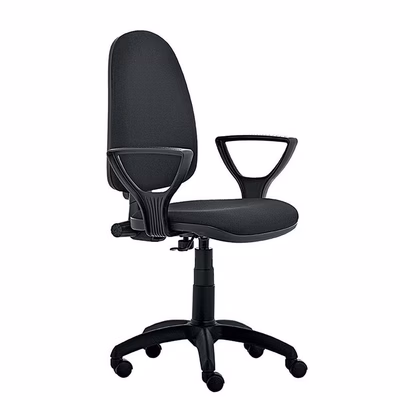 Immagine di Sedia operativa VIKY con braccioli nero