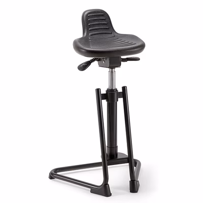 Immagine di Sgabello CONFORT 06 in poliuretano colore nero