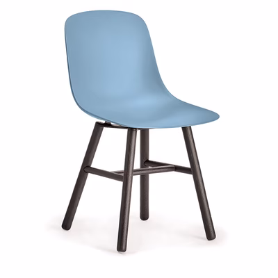 Immagine di Sedia PURE LOOP MONO RETRO str.nr azzurro polvere