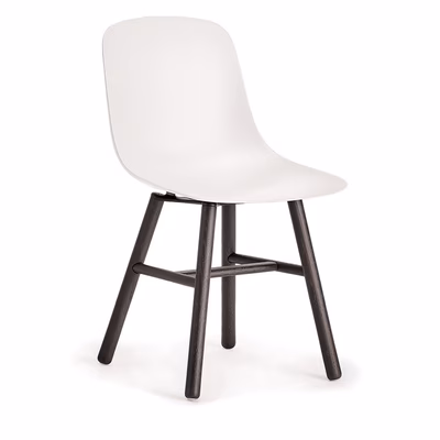 Immagine di Sedia PURE LOOP MONO RETRO str.nr bianco