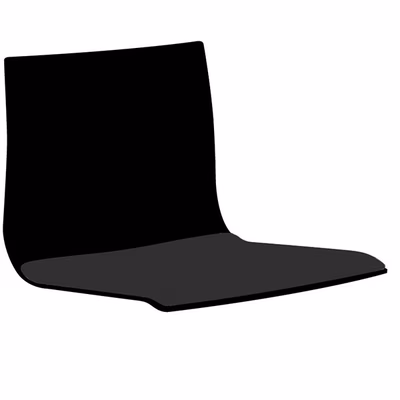 Immagine di Supplemento inserto sedile in tessuto nero