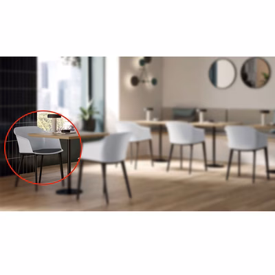 Immagine di Supplemento cuscino imbottito rivestimento ecopelle nero