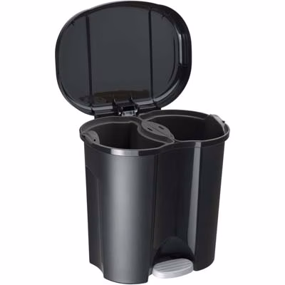 Immagine di Cestino in ppl raccolta differenziata 10+10 litri