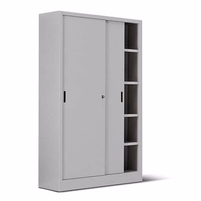 Immagine di Armadio met. ante scorrevoli 120x45x200 grigio