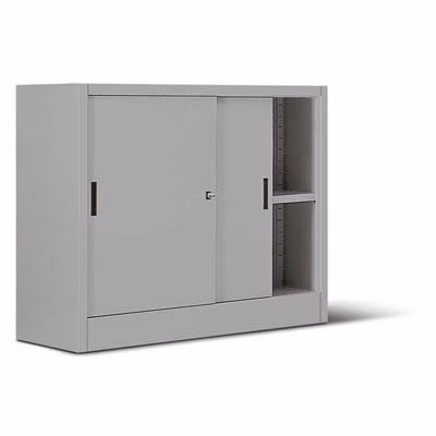 Immagine di Armadio met. ante scorrevoli 150x45x88 grigio