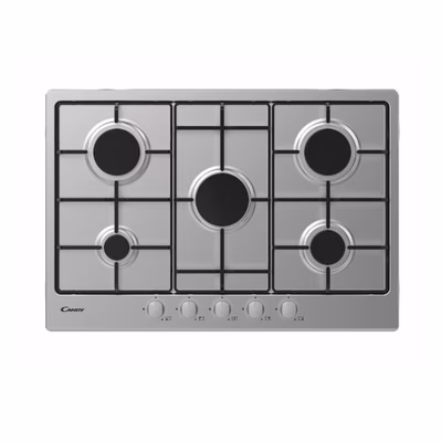 Immagine di Piano cottura gas acciaio inox Grigio CANDY PIANO GAS CHW7X 33801969