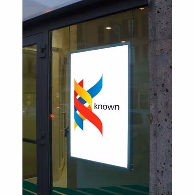 Immagine di Kit fissaggio porta poster led