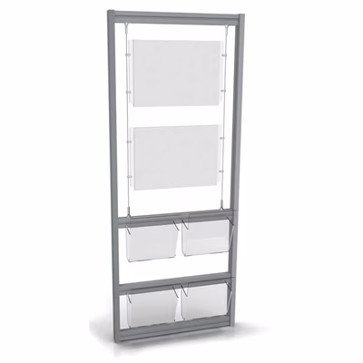 Immagine di Espositore a parete inuno LxH cm 65x160