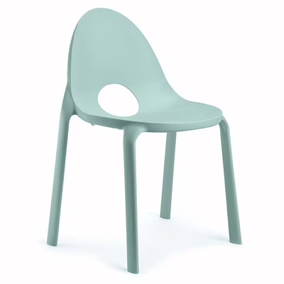 Immagine di Sedia DROP in polipropilene grigio