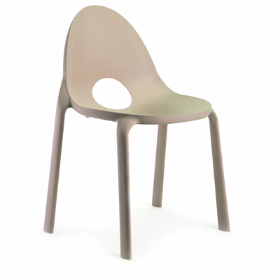Immagine di Sedia DROP in polipropilene sabbia