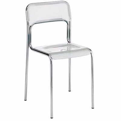 Immagine di Sedia 4 gambe ASCONA bianca