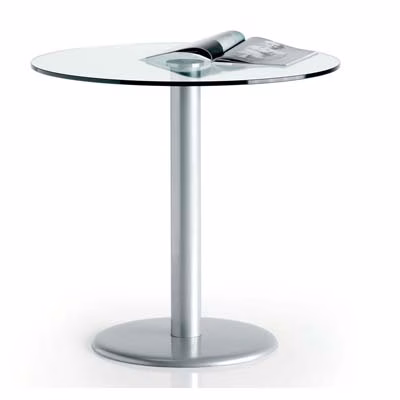 Immagine di Tavolo piano diam. cm 90 vt trasparente h75