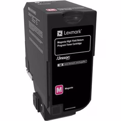Immagine di Toner Laser return program lexmark 84c2hm0 magenta 16000 copie