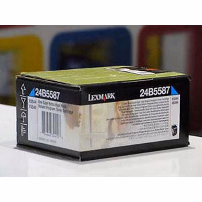 Immagine di Toner Laser return program lexmark 24b5587 ciano 3000 copie
