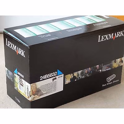 Immagine di Toner Laser LEXMARK 24B5832 ciano 18000 copie