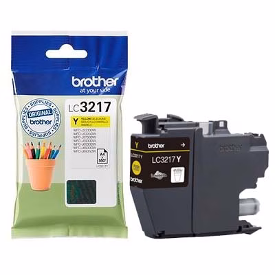 Immagine di Inkjet BROTHER LC-3217Y giallo 550 copie